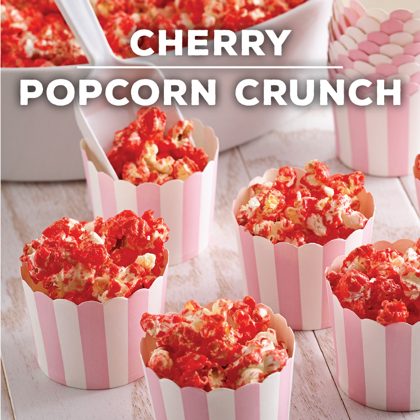 Cherry Popcorn Crunch